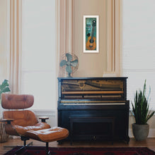 Tune My Heart 1 White Framed Print Wall Art