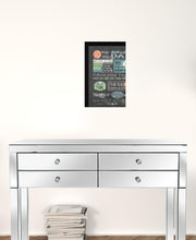 Reminders From Dad Black Framed Print Wall Art