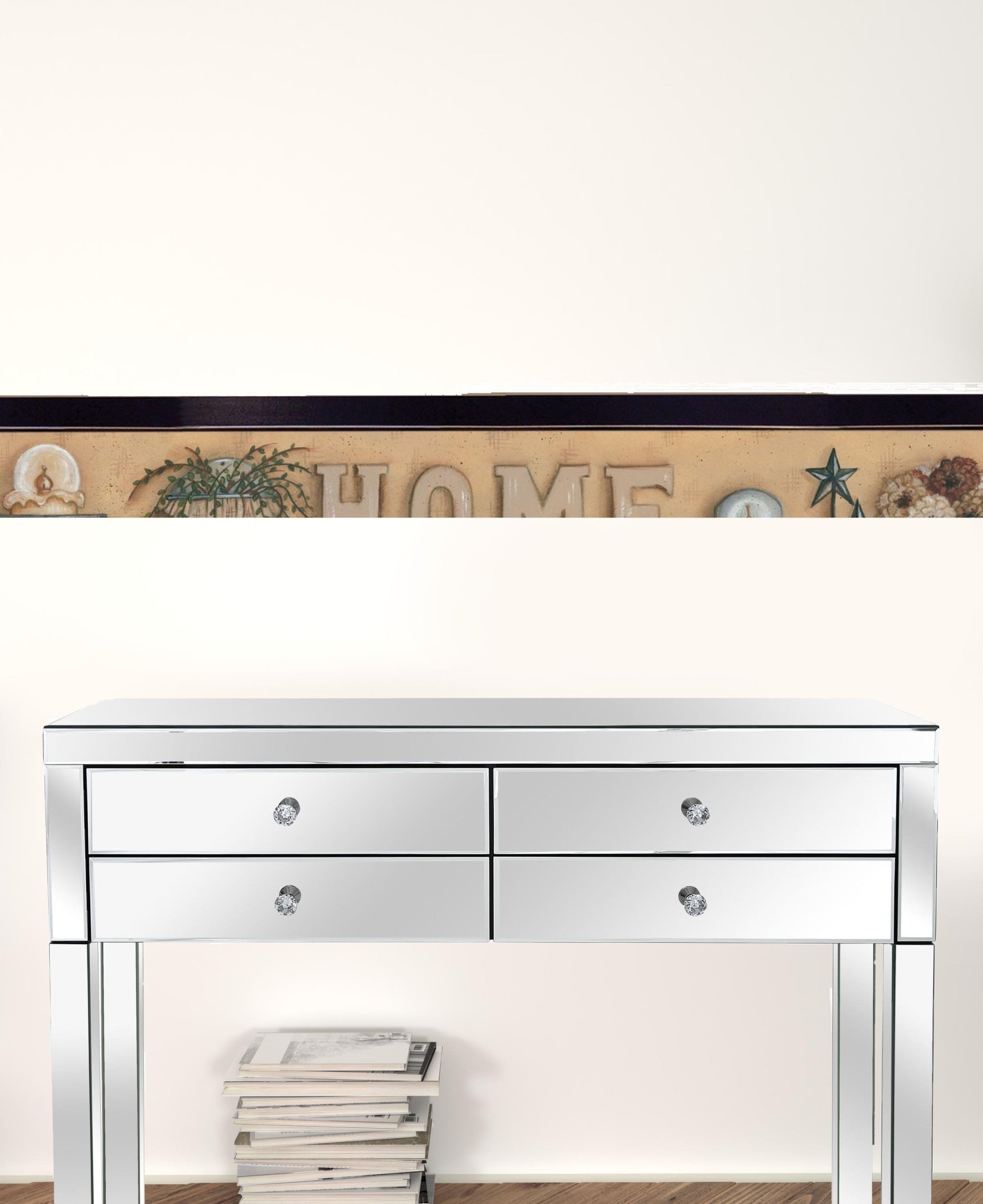 Set Of Three Where Family And Friends Gather 1 Black Framed Print Wall Art