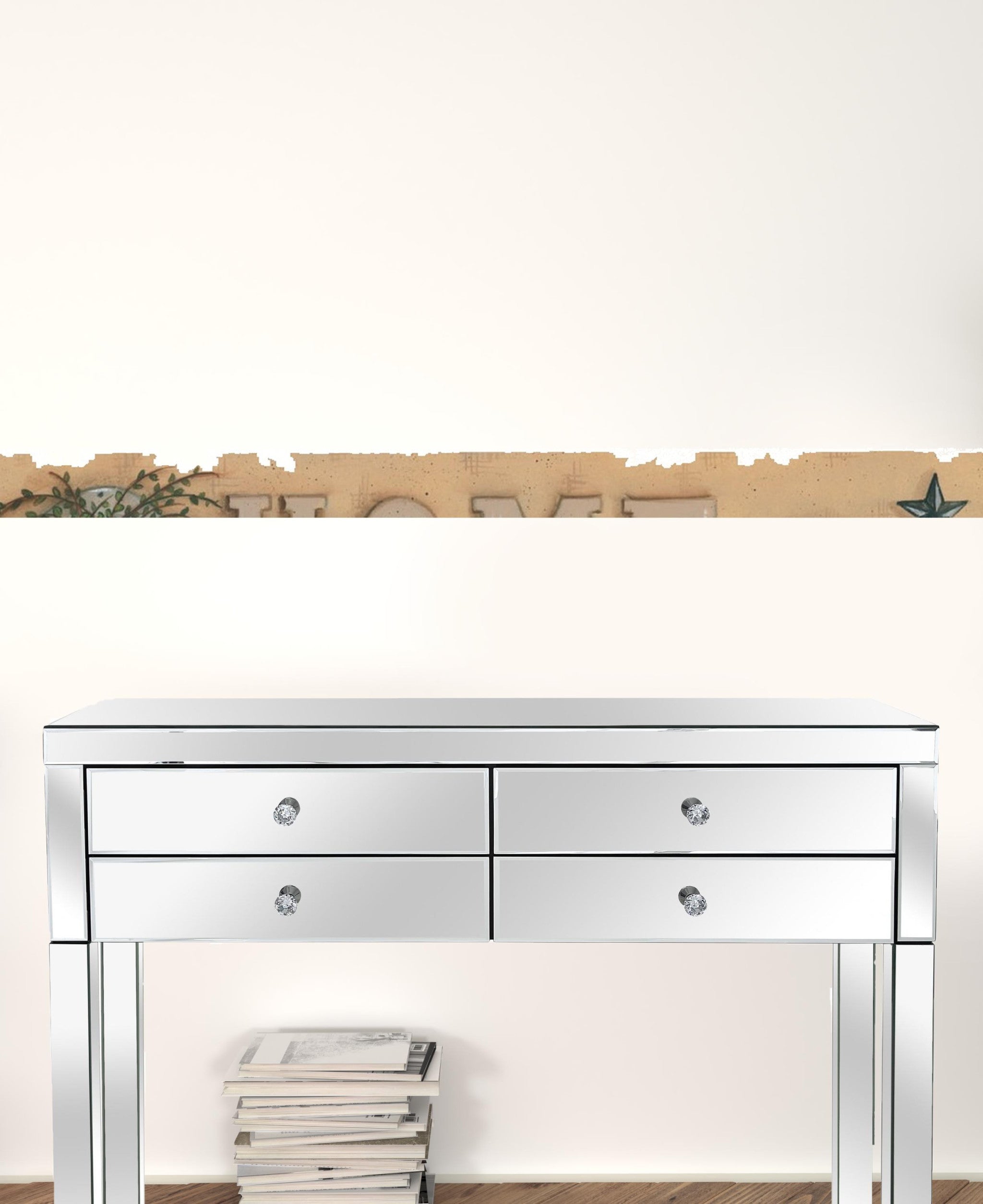 Set Of Three Where Family And Friends Gather 2 White Framed Print Wall Art