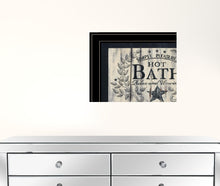 Set Of Two Hot Bath 8 Black Framed Print Wall Art
