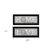 Where Our Story Begins 2 Black Framed Print Wall Art Set Of Two
