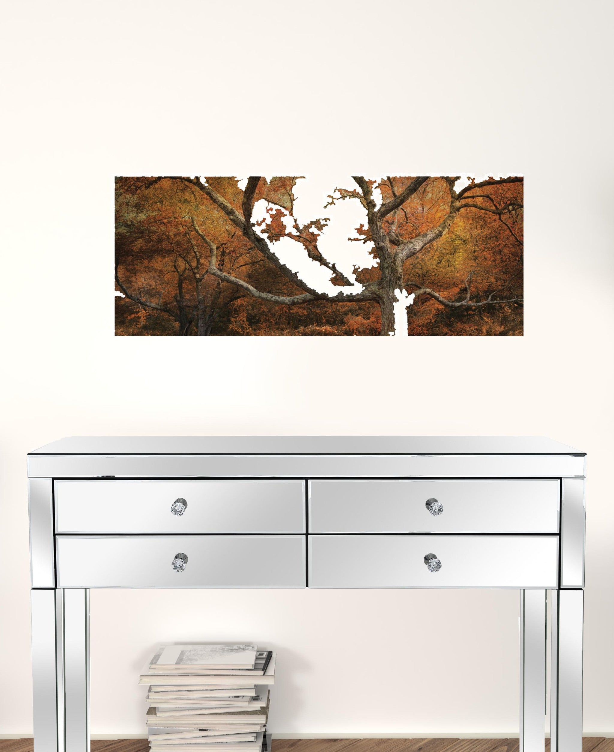 Set Of Three Tranquil Spaces 1 White Framed Print Wall Art