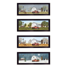 Set Of Four Billy Jacobs Four Seasons Collection V 4-Piece Black Frame 3 Black Framed Print Wall Art