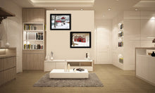 Set Of Two Crisp and New Fallen Snow Winter Barn Black Framed Prints Wall Art