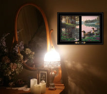 Northern Tranquility 4 Black Framed Print Wall Art