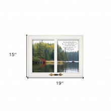 To Everything There Is A Season 3 White Framed Print Wall Art