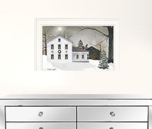 Silent Night 2 White Framed Print Wall Art