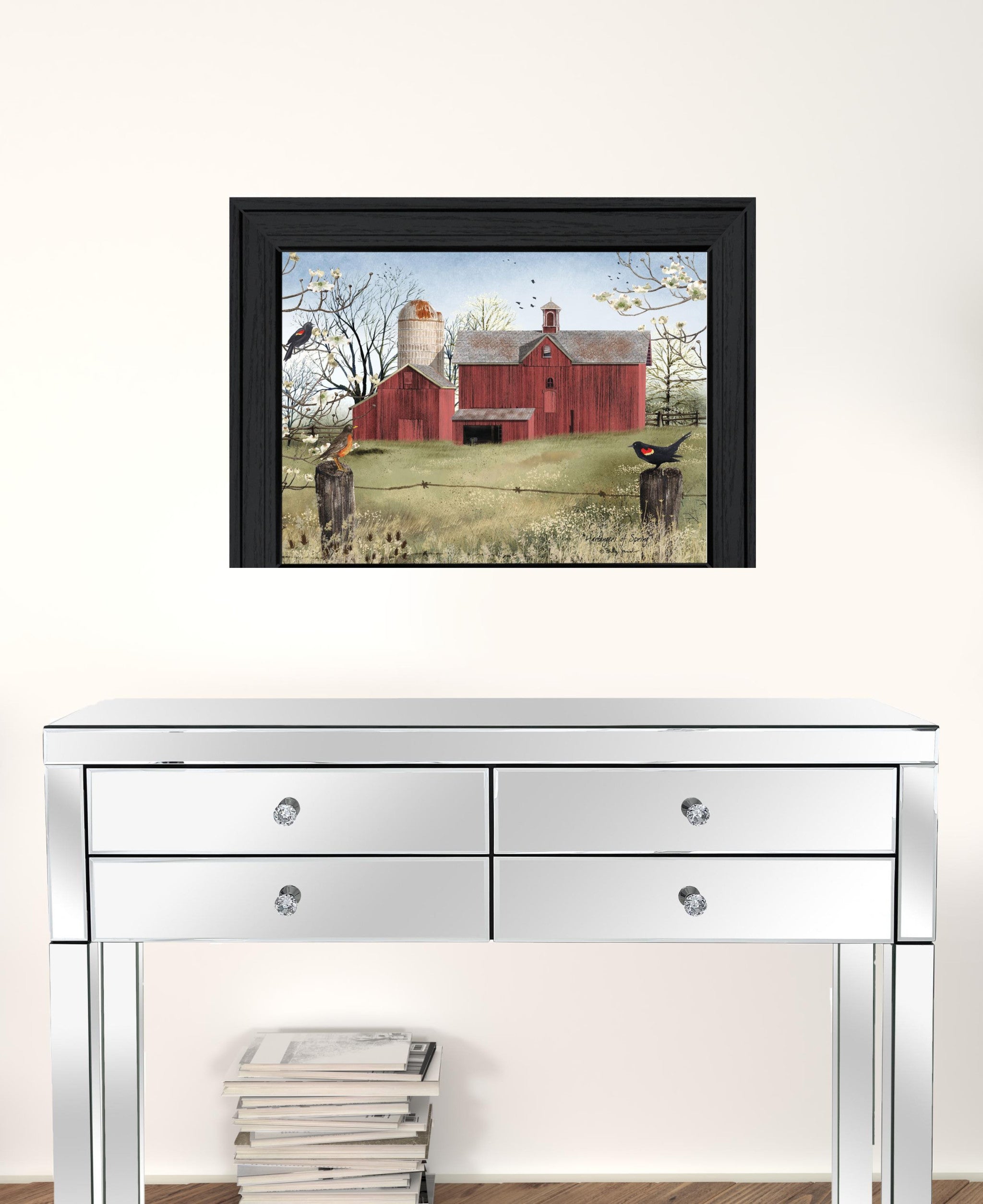 Harbingers Of Spring 6 Black Framed Print Wall Art