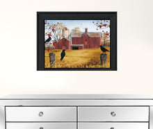 Autumn Gold 4 Black Framed Print Wall Art