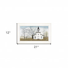 I Can Do All Things 2 White Framed Print Wall Art