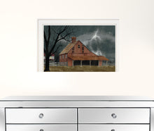 Dark And Stormy Night 2 White Framed Print Wall Art