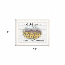 Do What Makes Your Soul Shine White Framed Print Wall Art