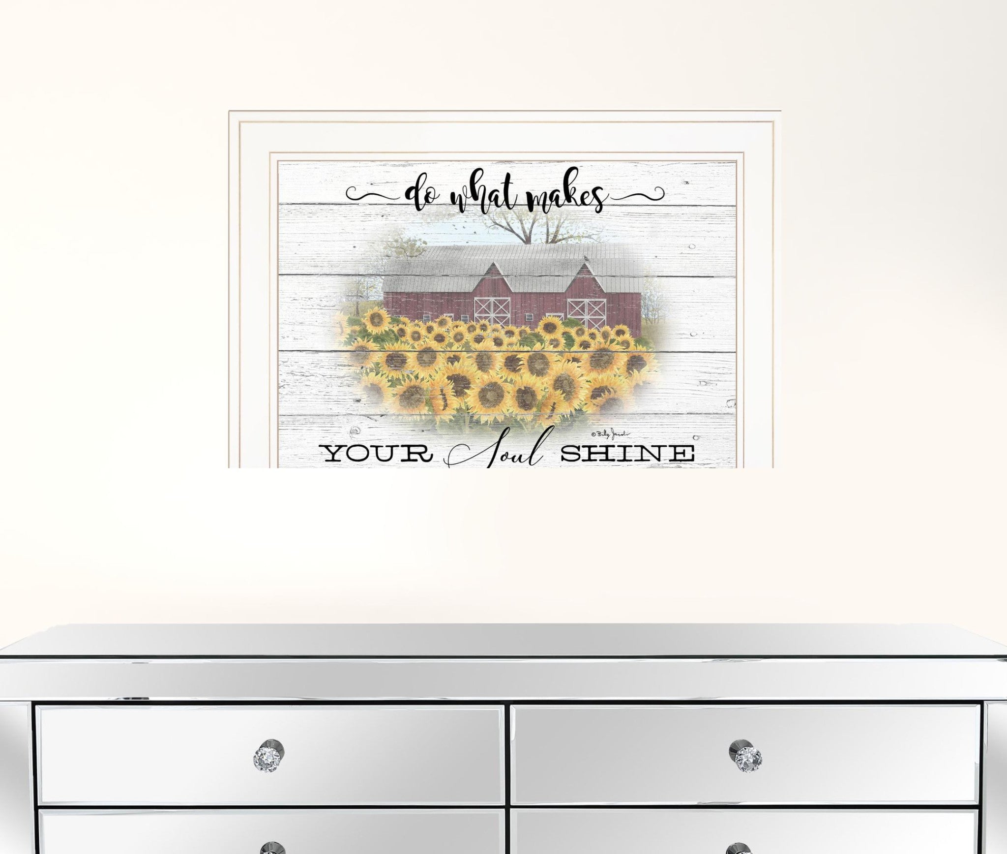Do What Makes Your Soul Shine White Framed Print Wall Art