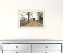 Headin Home 1 White Framed Print Wall Art