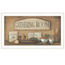 Gathering Room 1 White Framed Print Wall Art