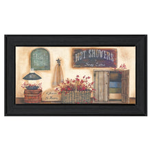 Bath House Collection 2 Black Framed Print Wall Art