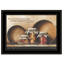 Blessings And Prosperity 3 Black Framed Print Wall Art