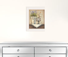 Bath Print 1 White Framed Print Wall Art