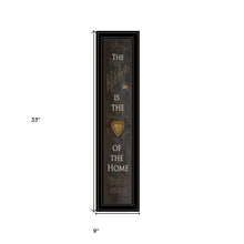 Kitchen Is The Heart Of The Home 20 Black Framed Print Wall Art