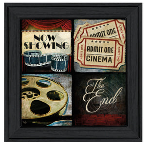 At The Movies I 2 Black Framed Print Wall Art