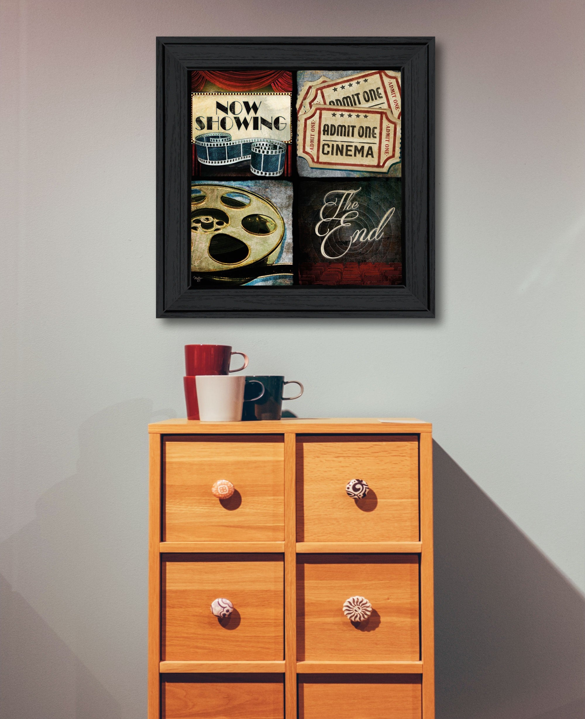 At The Movies I 2 Black Framed Print Wall Art