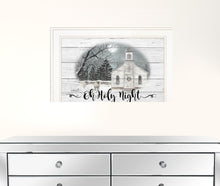 OH HOLY Night 2 White Framed Print Wall Art