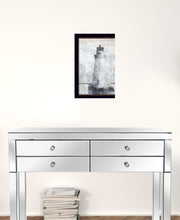 Lighthouse 3 Black Framed Print Wall Art