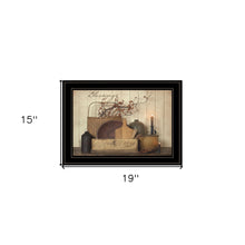 Count Your Blessing 2 Black Framed Print Wall Art