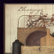 Count Your Blessing 3 Black Framed Print Wall Art