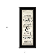 Hugs Collection 2 Black Framed Print Wall Art