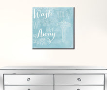 Set Of Three Wash 5 Black Framed Print Wall Art