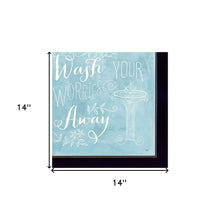 Set Of Three Wash 5 Black Framed Print Wall Art