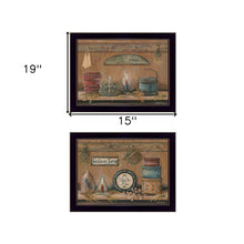 Set Of Two Shelf Treasures 3 Black Framed Print Wall Art