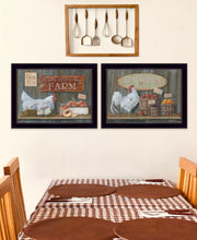 Set Of Two Home Grown 3 Black Framed Print Wall Art