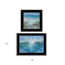 Set Of Two A Day In Life 2 Black Framed Print Wall Art