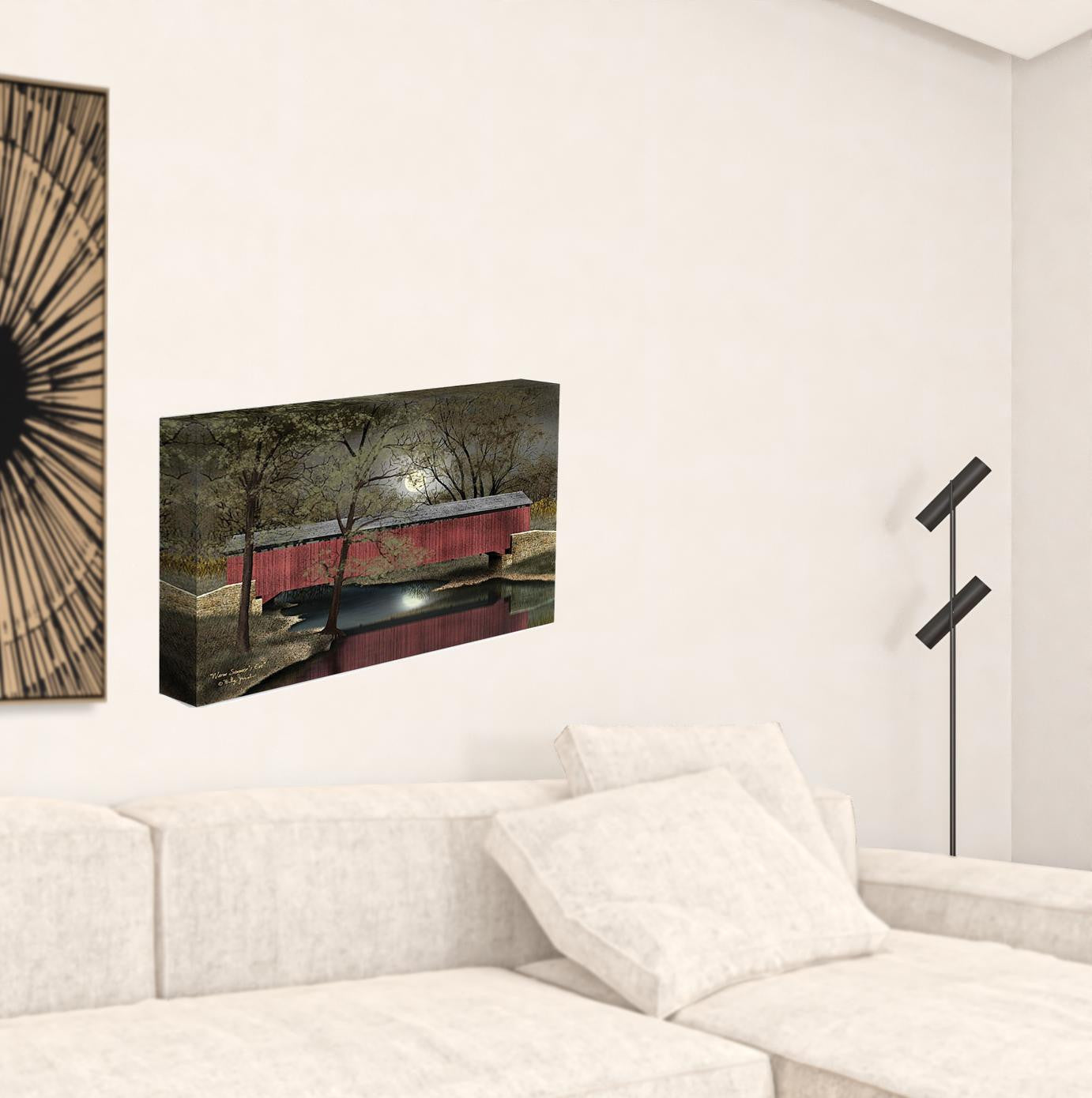 Warm Summer's Eve Wrapped Canvas Print Wall Art