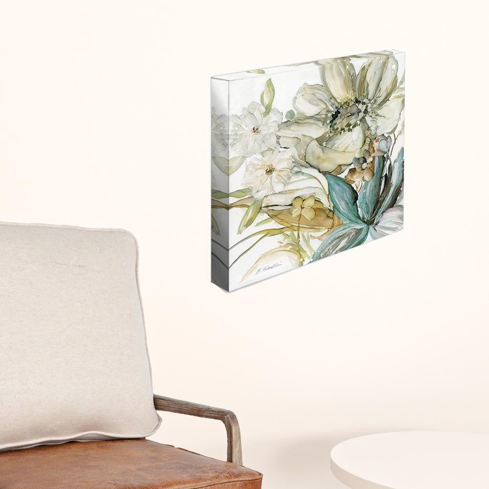 Sea Glass Garden II Wrapped Canvas Print Wall Art