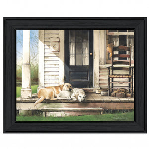 Chase And Molly Black Framed Print Wall Art