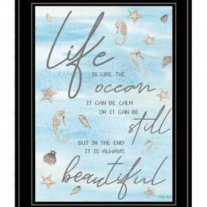 Life Is Like 3 Black Framed Print Wall Art