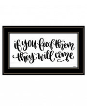 If You Feed Them 2 Black Framed Print Wall Art