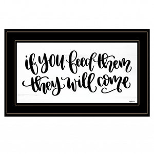 If You Feed Them 2 Black Framed Print Wall Art
