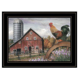 Good Morning Vermont 3 Black Framed Print Wall Art
