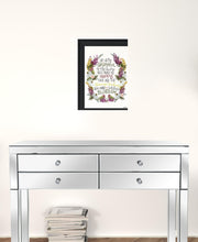 Charming Garden 4 Black Framed Print Wall Art