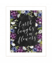 Earth Laughs In Flowers 3 White Framed Print Wall Art