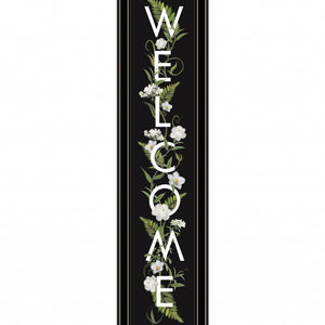 Welcome Sign I 3 Black Framed Print Wall Art