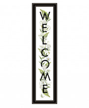Welcome Sign II 3 Black Framed Print Wall Art