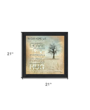 In Our Home 4 Black Framed Print Wall Art