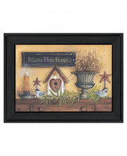 Bless This Home 3 Black Framed Print Wall Art