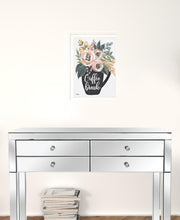 Coffee Break 1 White Framed Print Wall Art